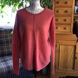 NWOT’s Line 100% cashmere sweater, color coral. L